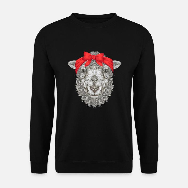Moutons Moutons - Sweat-shirt Unisexe - noir