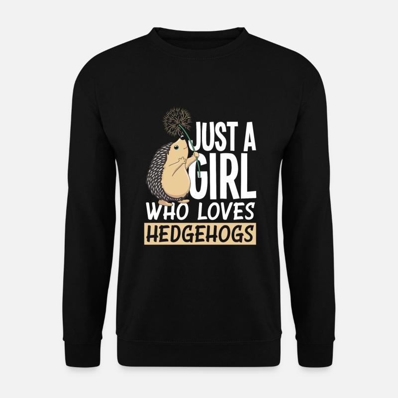 Hedgehog Hedgehog Hedgehog - Unisex Sweatshirt - black