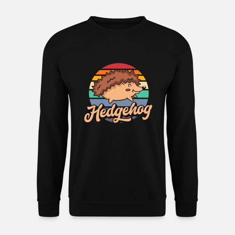 Hedgehog Hedgehog Hedgehog - Unisex Sweatshirt - black