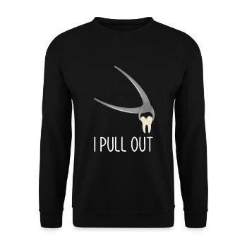 Dentist Dental Assistant Dental Assistant Gift - Unisex Sweatshirt - black - Front - Alina (178cm) & Michal (187cm)