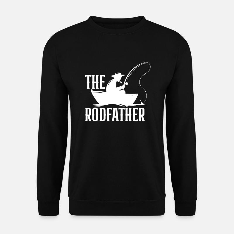 Cadeau amusant de pêcheur - Sweat-shirt Unisexe - noir