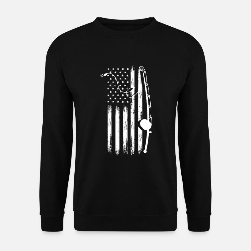 Cadeau amusant de pêcheur - Sweat-shirt Unisexe - noir