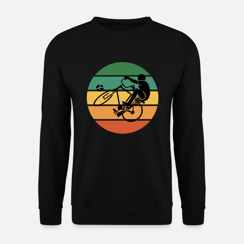 Radball retro - Unisex Pullover - Schwarz
