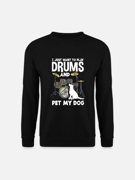Drums Drummer Gift - Unisex Sweatshirt - black