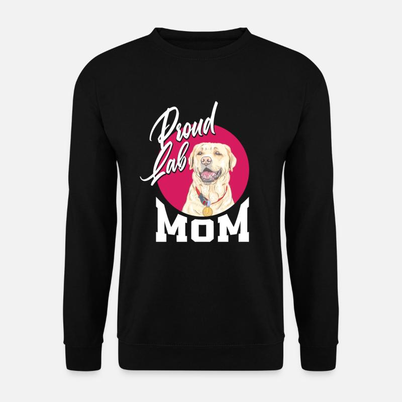 Stolze Labrador Mama - Unisex Pullover - Schwarz