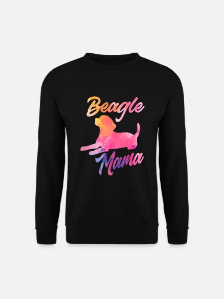 Funny Beagle Gift Beagle Mama - Unisex Sweatshirt - black