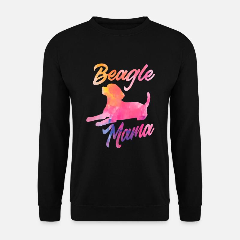 Funny Beagle Gift Beagle Mama - Unisex Sweatshirt - black