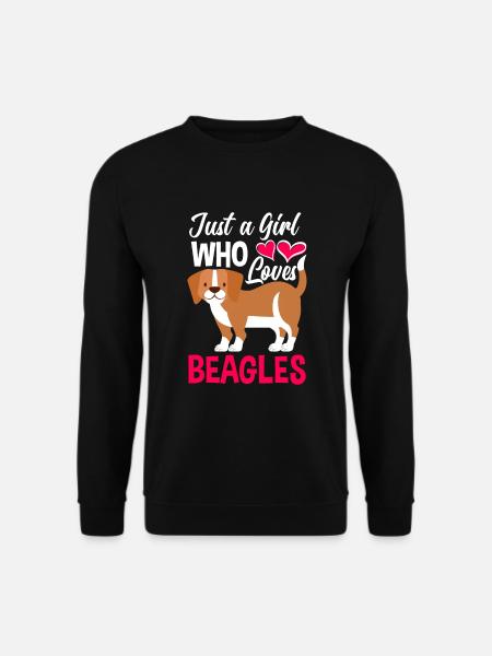 Funny Beagle Gift Beagle Girl - Unisex Sweatshirt - black