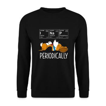 Lustiges Beagle Geschenk - Unisex Pullover - Schwarz - Vorne - Alina (178cm) & Michal (187cm)