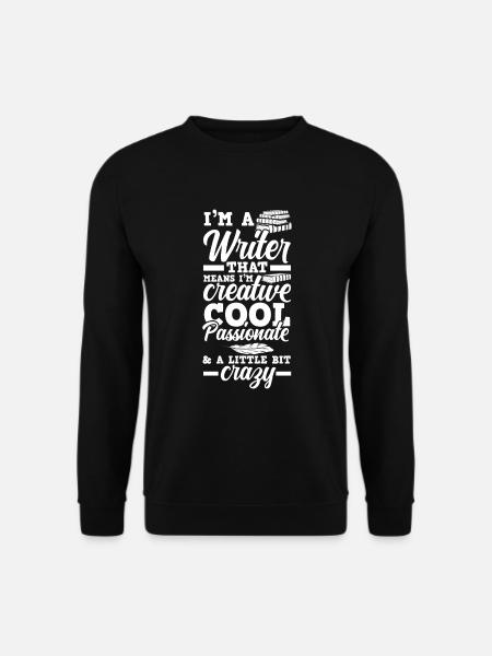Autor Buchautor Lustiges Autoren Geschenk - Unisex Pullover - Schwarz
