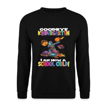 Au revoir la maternelle, je suis un écolier maintenant ! - Sweat-shirt Unisexe - noir - Devant - Alina (178cm) & Michal (187cm)