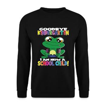 Au revoir la maternelle, je suis un écolier maintenant ! - Sweat-shirt Unisexe - noir - Devant - Alina (178cm) & Michal (187cm)