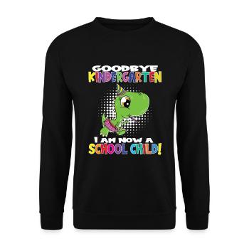 Au revoir la maternelle, je suis un écolier maintenant ! - Sweat-shirt Unisexe - noir - Devant - Alina (178cm) & Michal (187cm)
