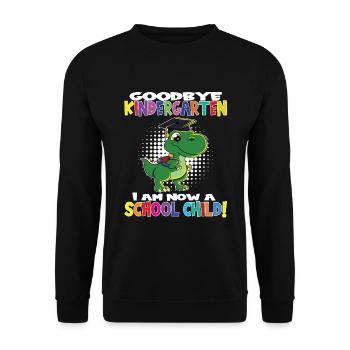 Au revoir la maternelle, je suis un écolier maintenant ! - Sweat-shirt Unisexe - noir - Devant - Alina (178cm) & Michal (187cm)