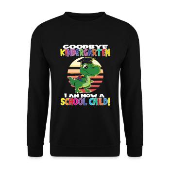 Au revoir la maternelle, je suis un écolier maintenant ! - Sweat-shirt Unisexe - noir - Devant - Alina (178cm) & Michal (187cm)