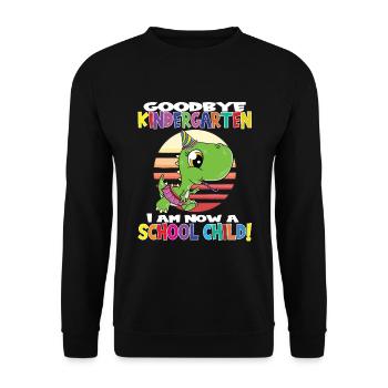Au revoir la maternelle, je suis un écolier maintenant ! - Sweat-shirt Unisexe - noir - Devant - Alina (178cm) & Michal (187cm)