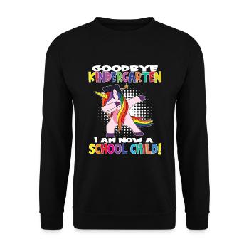 Au revoir la maternelle, je suis un écolier maintenant ! - Sweat-shirt Unisexe - noir - Devant - Alina (178cm) & Michal (187cm)