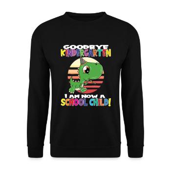 Au revoir la maternelle, je suis un écolier maintenant ! - Sweat-shirt Unisexe - noir - Devant - Alina (178cm) & Michal (187cm)