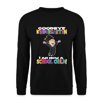 Au revoir la maternelle, je suis un écolier maintenant ! - Sweat-shirt Unisexe - noir - Devant - Alina (178cm) & Michal (187cm)