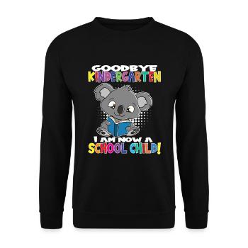 Au revoir la maternelle, je suis un écolier maintenant ! - Sweat-shirt Unisexe - noir - Devant - Alina (178cm) & Michal (187cm)