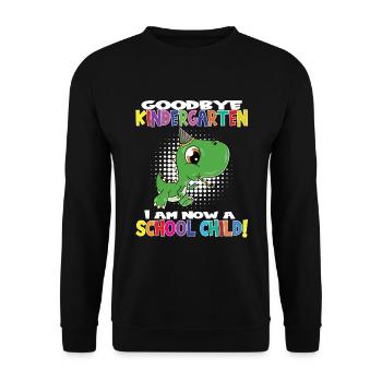 Au revoir la maternelle, je suis un écolier maintenant ! - Sweat-shirt Unisexe - noir - Devant - Alina (178cm) & Michal (187cm)