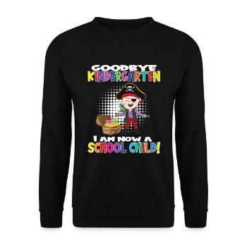 Au revoir la maternelle, je suis un écolier maintenant ! - Sweat-shirt Unisexe - noir - Devant - Alina (178cm) & Michal (187cm)