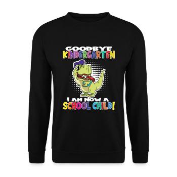 Au revoir la maternelle, je suis un écolier maintenant ! - Sweat-shirt Unisexe - noir - Devant - Alina (178cm) & Michal (187cm)