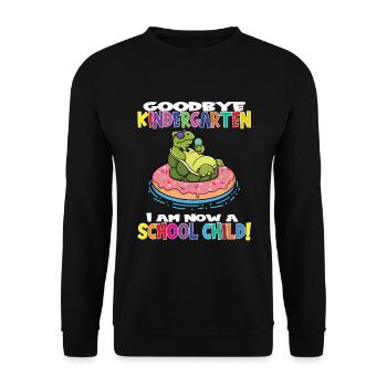 Au revoir la maternelle, je suis un écolier maintenant ! - Sweat-shirt Unisexe - noir - Devant - Alina (178cm) & Michal (187cm)