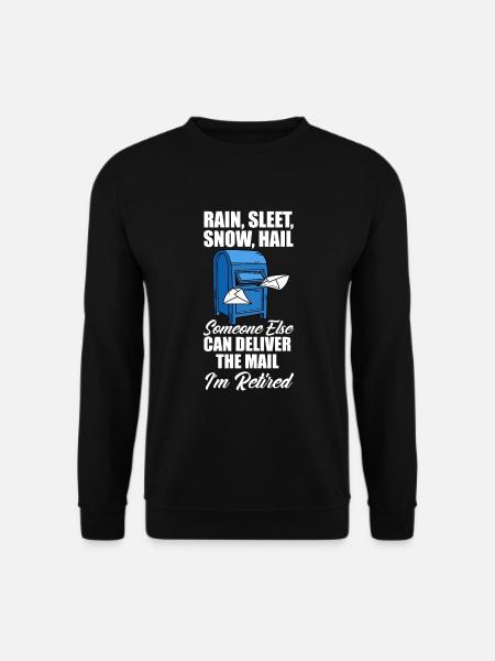Drôle de lettre Livreur Post Post Cadeaux - Sweat-shirt Unisexe - noir