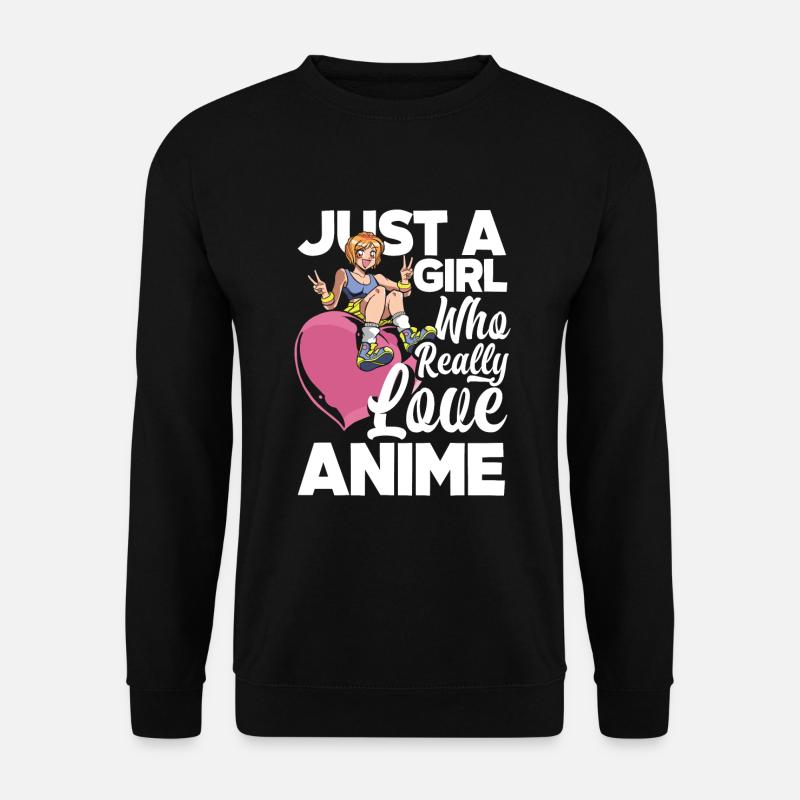 Funny Anime Gift - Unisex Sweatshirt - black