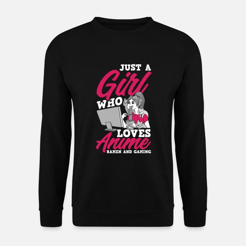 Lustiges Anime Geschenk - Unisex Pullover - Schwarz