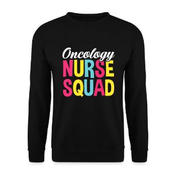 Nurse Nurse - Unisex Sweatshirt - black - Front - Alina (178cm) & Michal (187cm)