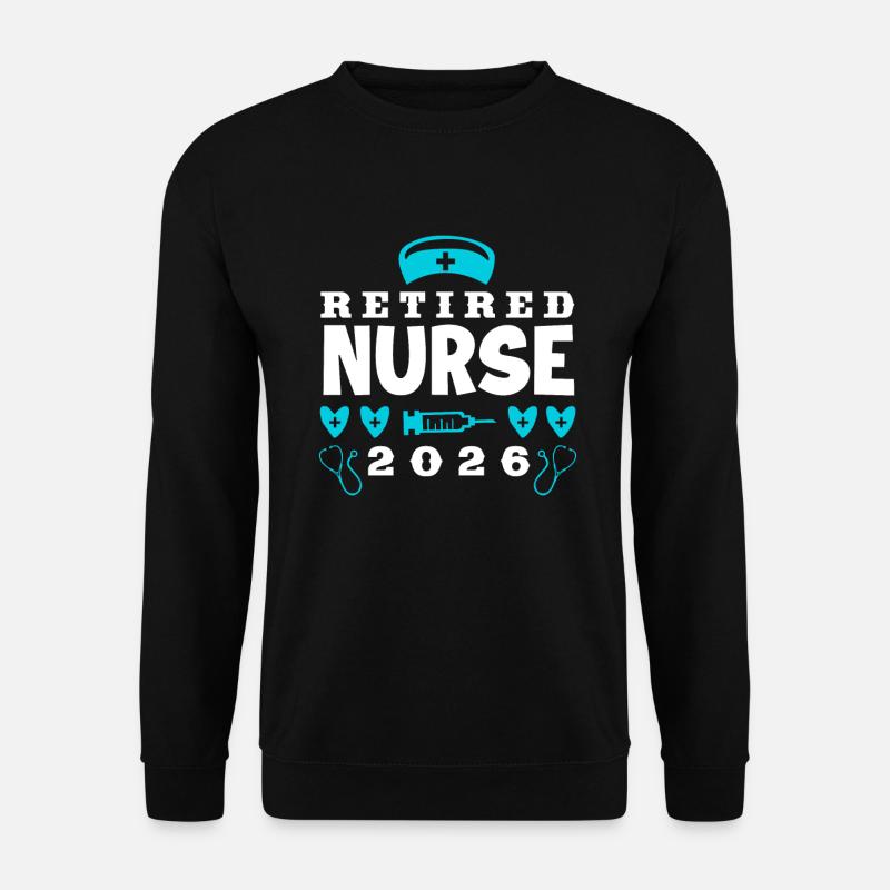 Infirmière Infirmière Pension d’infirmière - Sweat-shirt Unisexe - noir