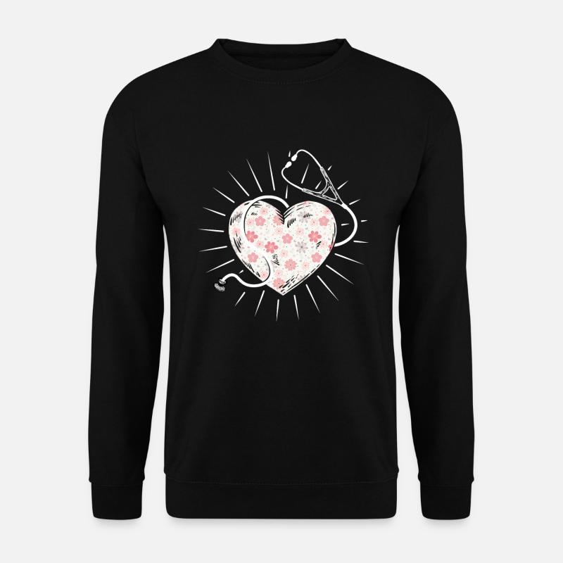 Krankenschwester Pfleger Krankenpfleger - Unisex Pullover - Schwarz