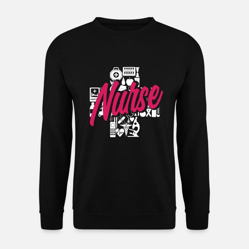 Infirmière infirmière - Sweat-shirt Unisexe - noir