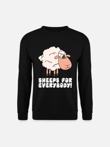 Sheep For All - Unisex Sweatshirt - black