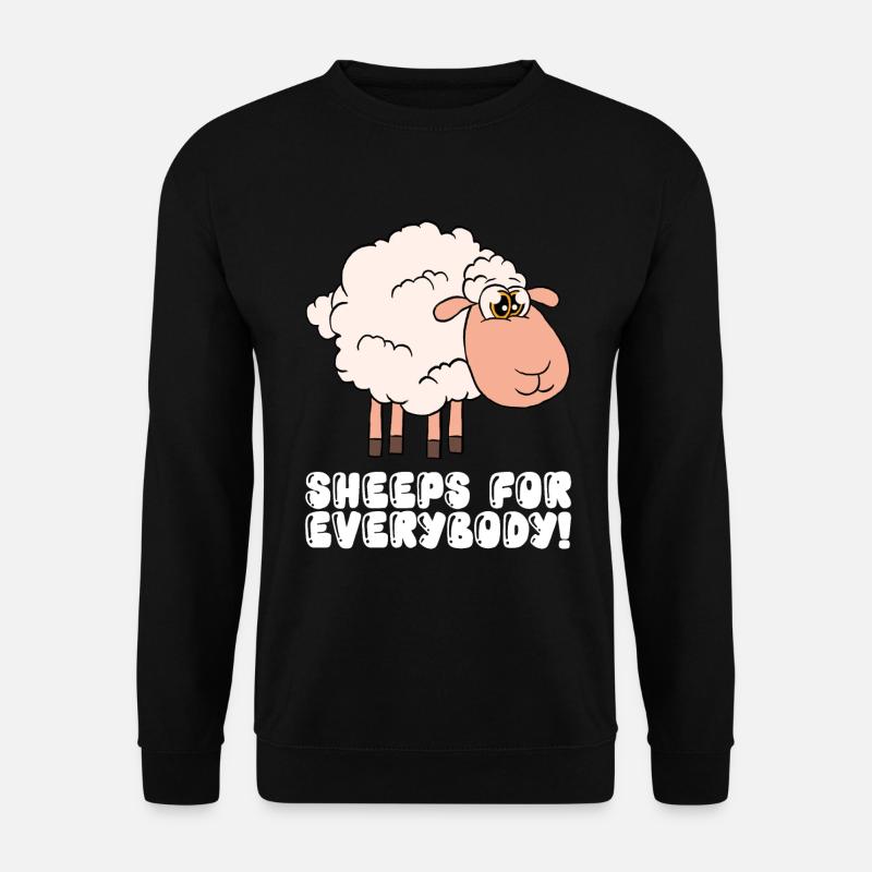 Sheep For All - Unisex Sweatshirt - black