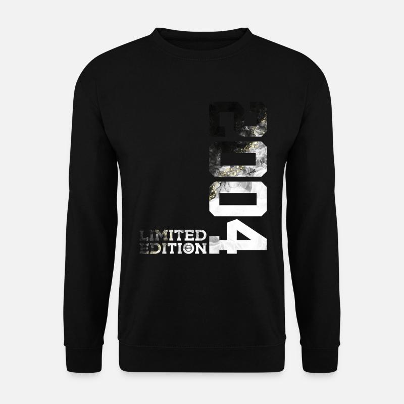 22. GEBURTSTAG LIMITED EDITION 2004 - Unisex Pullover - Schwarz