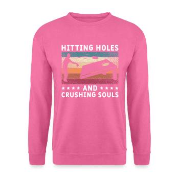 Cornhole Bean Bag Trou aveugle - Sweat-shirt Unisexe - rose - Devant