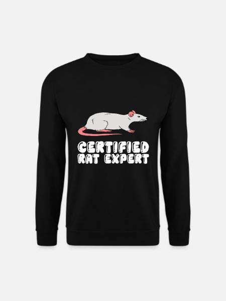 Certified Rat Expert - Unisex Sweatshirt - black