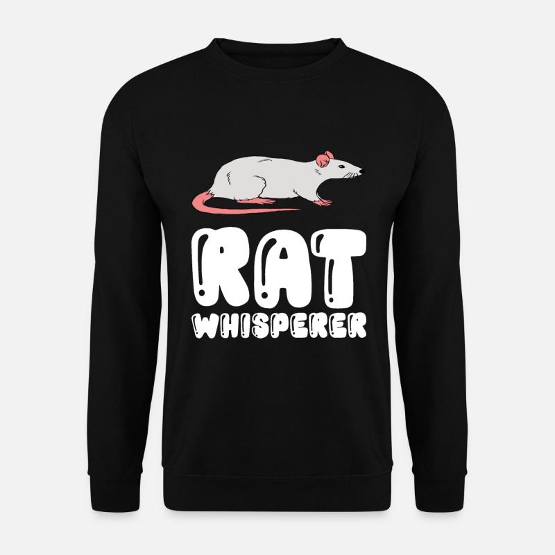 Chuchoteur de rat - Sweat-shirt Unisexe - noir