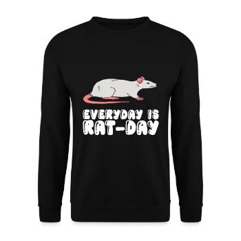 Every day is council day - Unisex Sweatshirt - black - Front - Alina (178cm) & Michal (187cm)