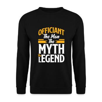 Registrar Registrar Registrar Wedding - Unisex Sweatshirt - black - Front - Alina (178cm) & Michal (187cm)