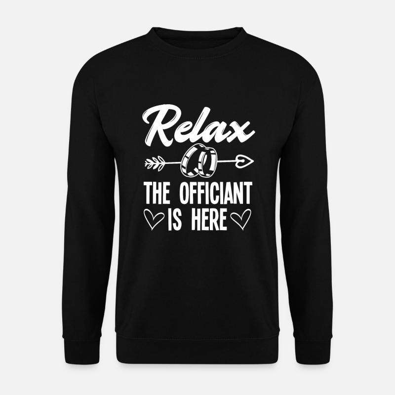 Standesbeamter Standesbeamtin Hochzeit - Unisex Pullover - Schwarz