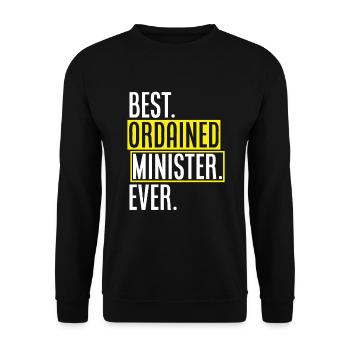 Registrar Registrar Registrar Wedding - Unisex Sweatshirt - black - Front - Alina (178cm) & Michal (187cm)