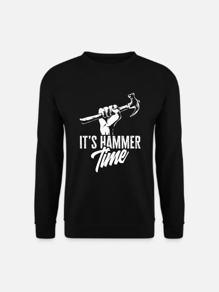 Lustige Holzarbeiter Tischler Schreiner Zimmermann - Unisex Pullover - Schwarz
