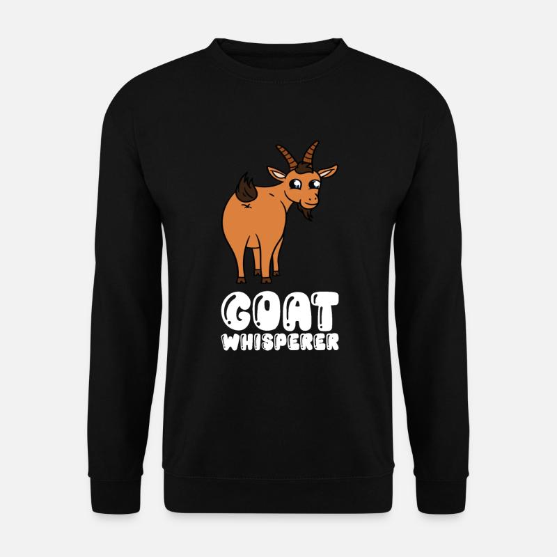 Ziegenflüsterer - Unisex Pullover - Schwarz