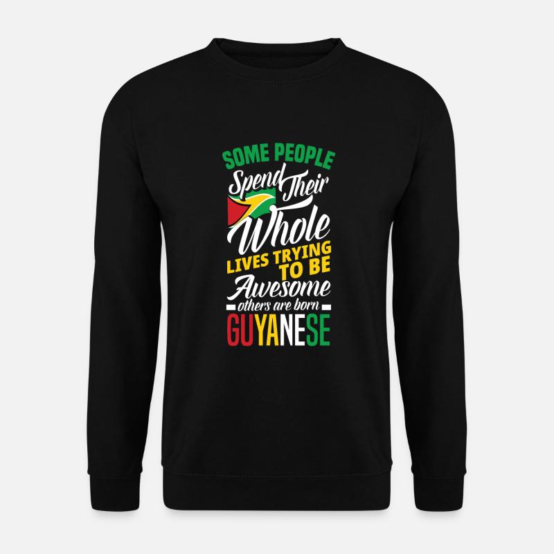 Guyanese Guyana - Unisex Pullover - Schwarz