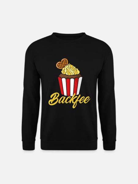Backfee Lustiges Backen Bäckerin Bäcker Geschenk - Unisex Pullover - Schwarz