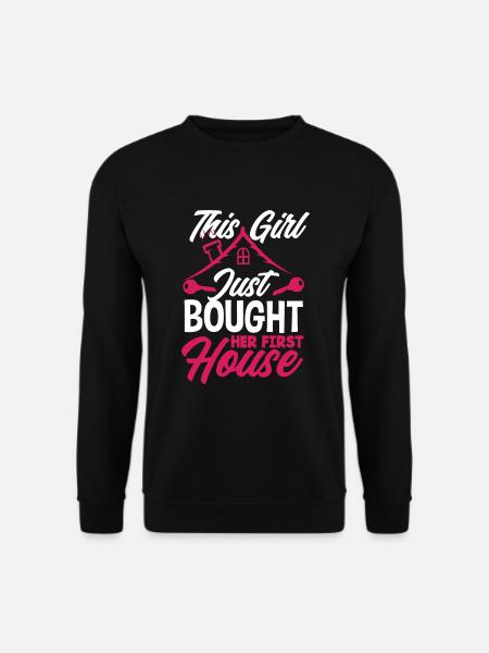 Homeowner Home Purchase Gift - Unisex Sweatshirt - black